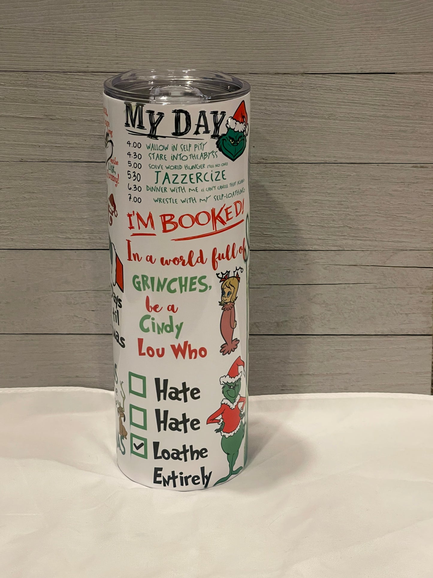 Grinch cup