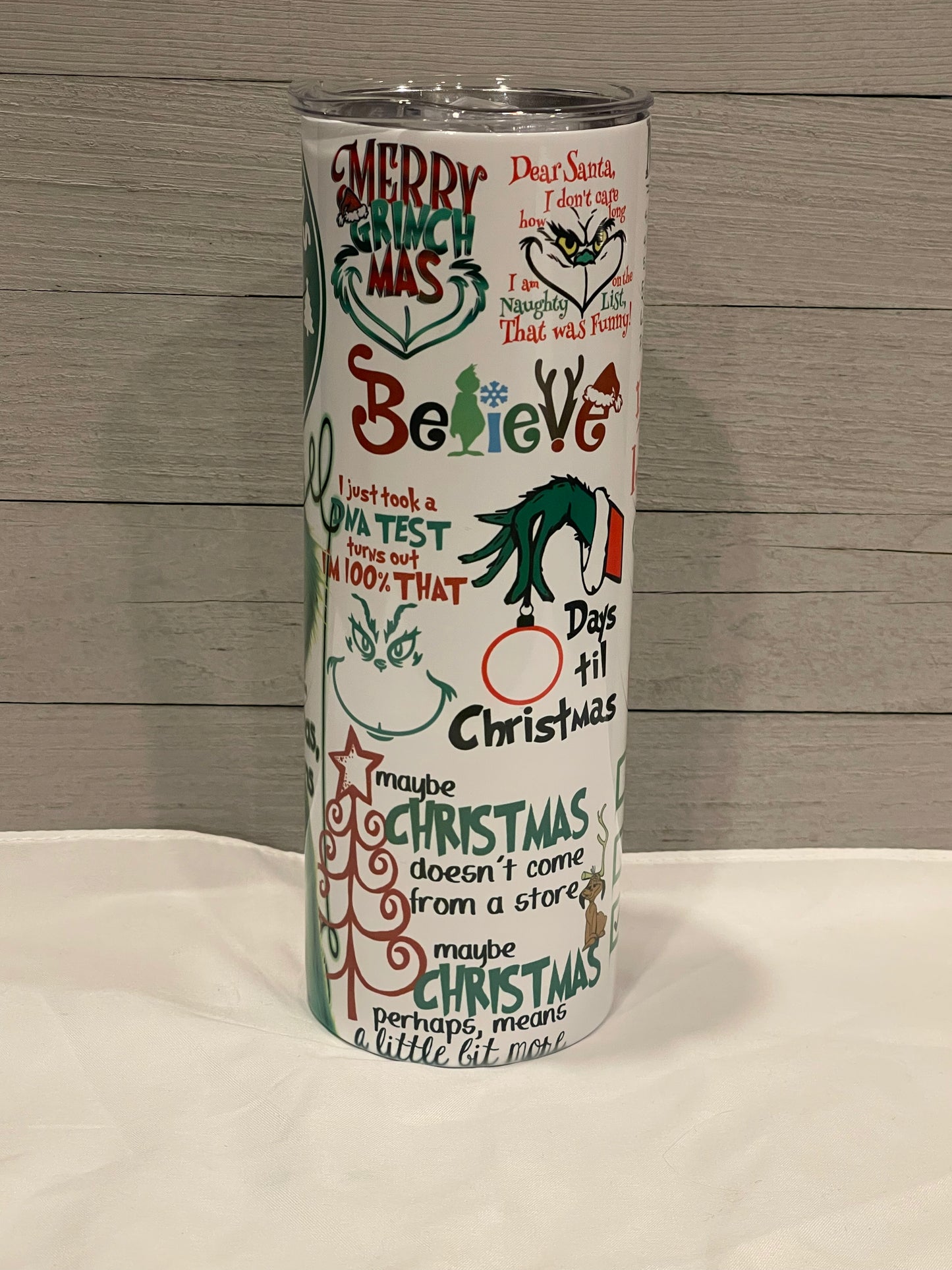 Grinch cup